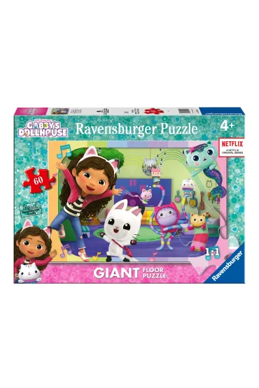 Puzzle 60 el. Koci domek Gabi Giant Ravensburger | TaniaKsiazka.pl