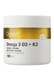 Zdjęcia - Witaminy i składniki mineralne OstroVit Omega 3 D3+K2 - suplement diety 