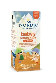 Zdjęcia - Witaminy i składniki mineralne Nordic Naturals Baby`s Vitamin D3 400 IU Suplement diety 