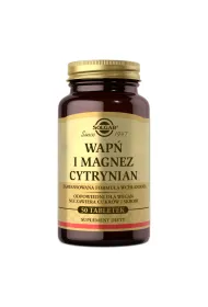 Zdjęcia - Witaminy i składniki mineralne SOLGAR Wapń i Magnez cytrynian - suplement diety 