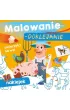 Książeczka 15X15 cm Malowanie-doklejanie. Zwierzęta na wsi Naklejki SKRZAT 071108
