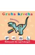 Malowanka 200X190 Gruba krecha. Dinozaur NAKLEJKI SKRZAT 072112