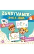 Książeczka edu.155X155 Zgadywanie-doklejanie. Literki NAKLEJKI SKRZAT 073829