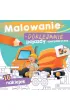Książeczka 15X15 cm Malowanie-doklejanie. Pojazdy specjalistyczne Naklejki SKRZAT 070910